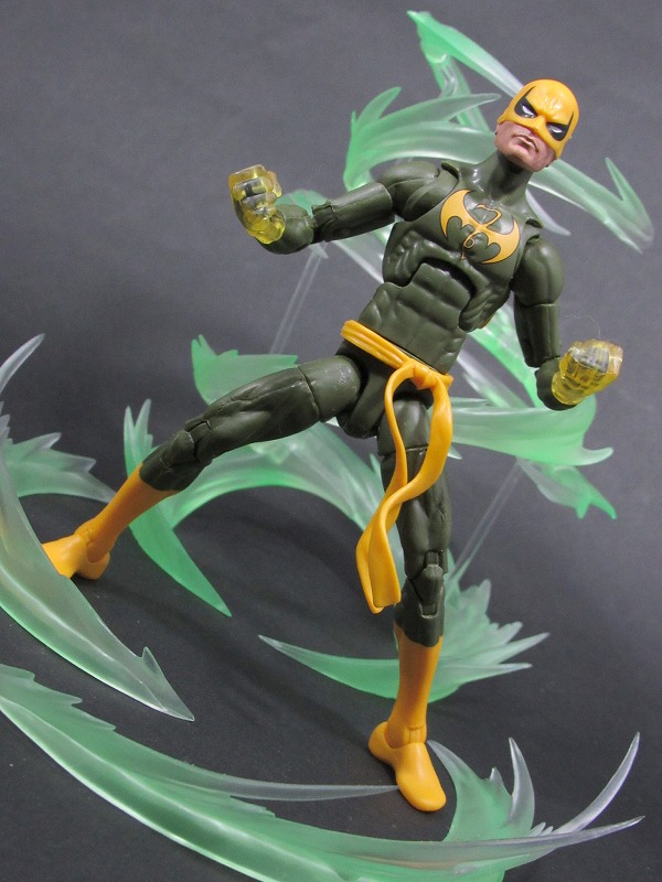 マーベルレジェンド　MARVEL LEGENDS　アイアンフィスト IRONFIST　レビュー　アクション
