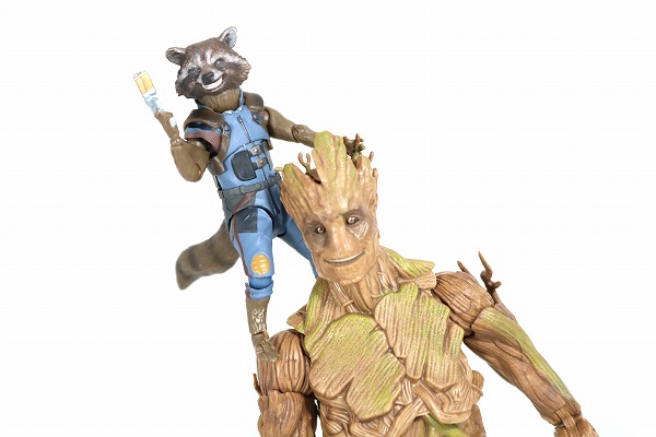 S.H.フィギュアーツ　ロケット＆ベビー・グルート　ガーディアンズ・オブ・ギャラクシー リミックス　vol.2　レビュー　アクション 