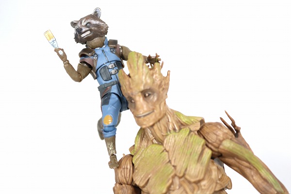 S.H.フィギュアーツ　ロケット＆ベビー・グルート　ガーディアンズ・オブ・ギャラクシー リミックス　vol.2　レビュー　アクション 