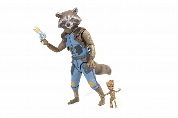 S.H.フィギュアーツ　ロケット＆ベビー・グルート　ガーディアンズ・オブ・ギャラクシー リミックス　vol.2　レビュー　アクション 