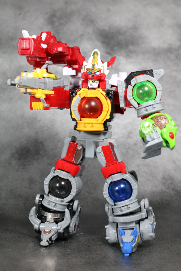 ミニプラ　コジシボイジャー　スーパーキュウレンオー　キュータマ合体シリーズ07　レビュー 