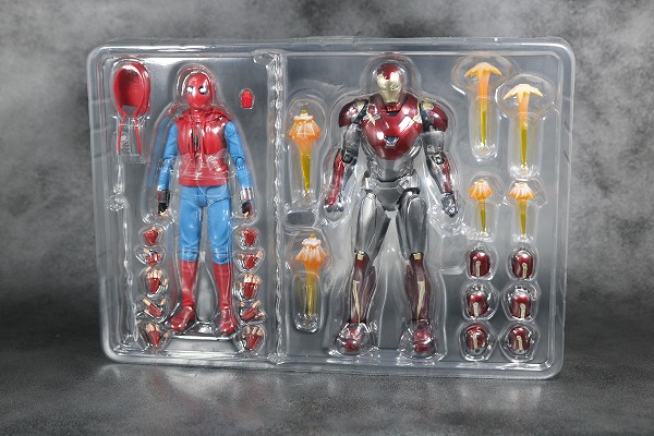 S.H.フィギュアーツ　スパイダーマン（ホームカミング） ホームメイドスーツVer.　 レビュー　箱　パッケージ