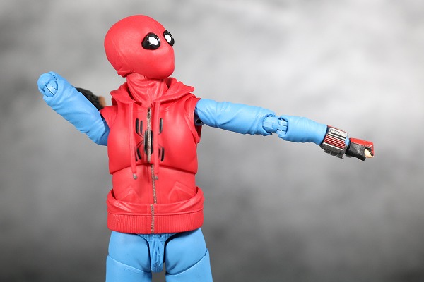S.H.フィギュアーツ　スパイダーマン（ホームカミング） ホームメイドスーツVer.　レビュー　可動 