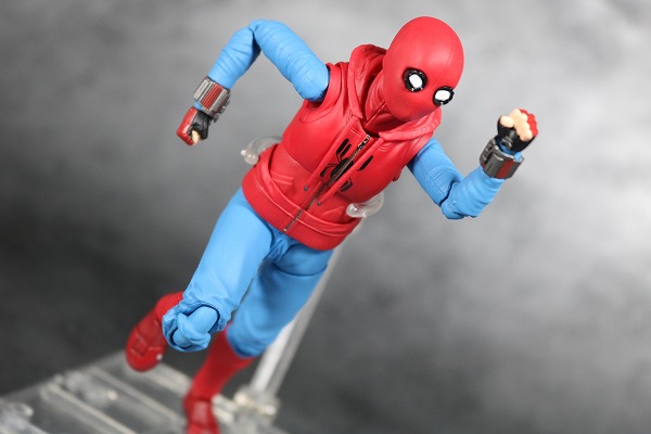 S.H.フィギュアーツ　スパイダーマン（ホームカミング） ホームメイドスーツVer.　レビュー　アクション 