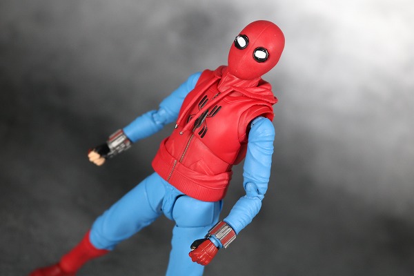 S.H.フィギュアーツ　スパイダーマン（ホームカミング） ホームメイドスーツVer.　レビュー　アクション 