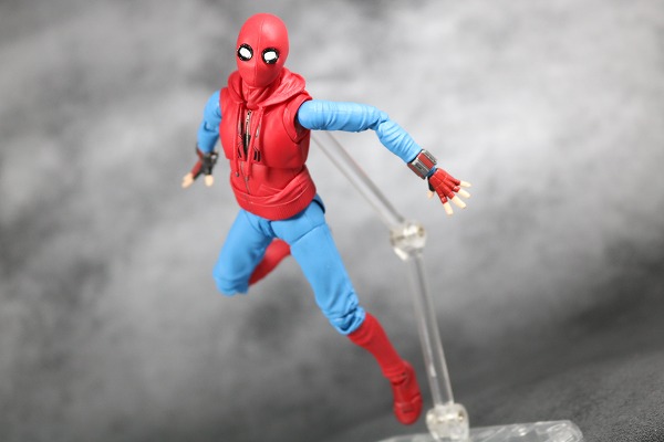 S.H.フィギュアーツ　スパイダーマン（ホームカミング） ホームメイドスーツVer.　レビュー　アクション 