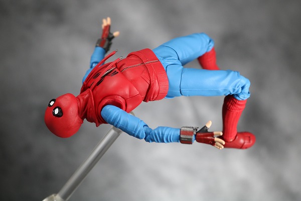 S.H.フィギュアーツ　スパイダーマン（ホームカミング） ホームメイドスーツVer.　レビュー　アクション 