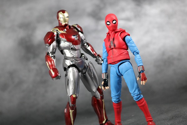 S.H.フィギュアーツ　スパイダーマン（ホームカミング） ホームメイドスーツVer.　レビュー　アクション 
