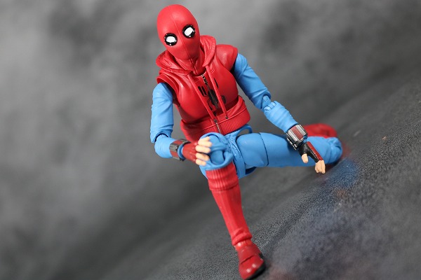 S.H.フィギュアーツ　スパイダーマン（ホームカミング） ホームメイドスーツVer.　レビュー　アクション 