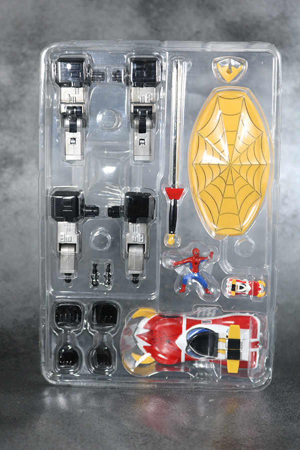 超合金魂　レオパルドン　スパイダーマン　パッケージ レビュー