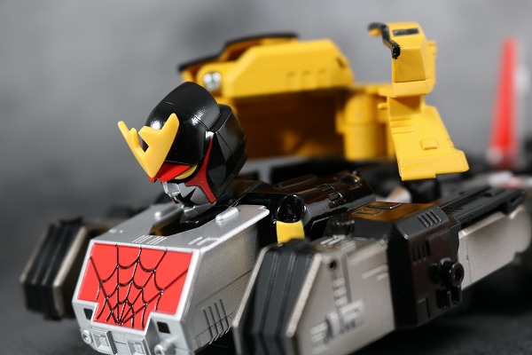 超合金魂　GX-33 レオパルドン＆スパイダーマン＆スパイダーマシンGP-7　アクション　レビュー