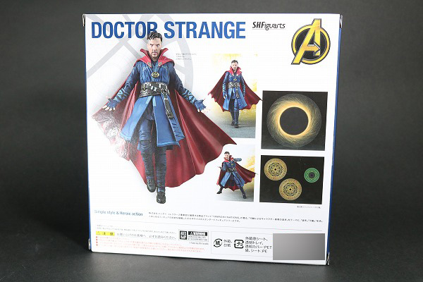S.H.フィギュアーツ　ドクターストレンジ　アベンジャーズ／インフィニティウォー　レビュー　パッケージ