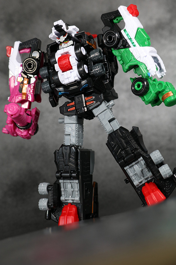 ミニプラ　パトカイザー　VSビークル合体シリーズ02　アクション　レビュー