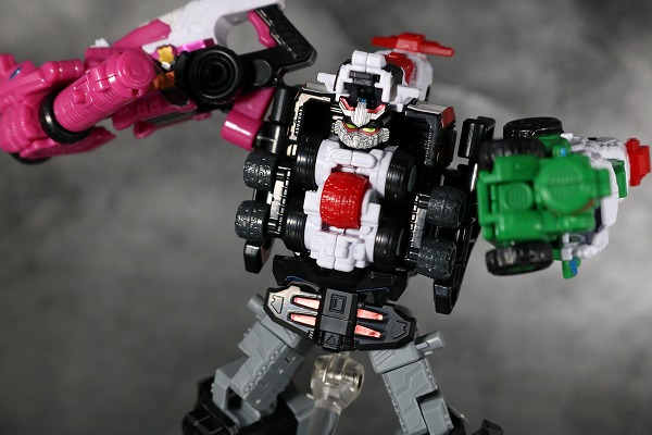 ミニプラ　パトカイザー　VSビークル合体シリーズ02　アクション　レビュー