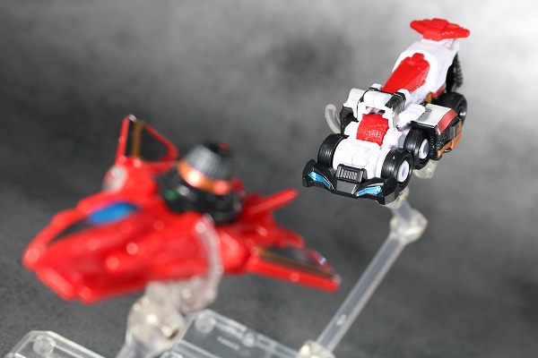 ミニプラ　パトカイザー　VSビークル合体シリーズ02　トリガーマシン1号　アクション　レビュー