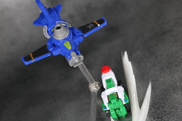 ミニプラ　パトカイザー　VSビークル合体シリーズ02　トリガーマシン2号　アクション　レビュー