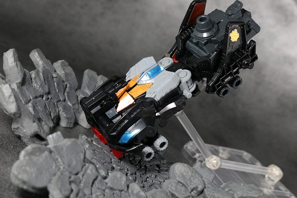 ミニプラ　パトカイザー　VSビークル合体シリーズ02　グッドストライカー　トリガーマシン　アクション　レビュー