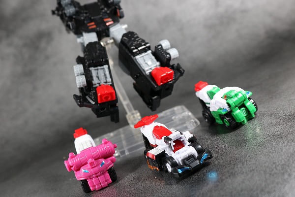 ミニプラ　パトカイザー　VSビークル合体シリーズ02　アクション　レビュー