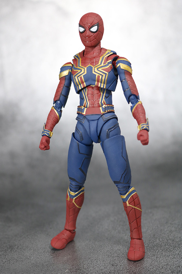 S.H.フィギュアーツ　アイアン　スパイダーマン　アベンジャーズ　インフィニティウォー　レビュー　全身