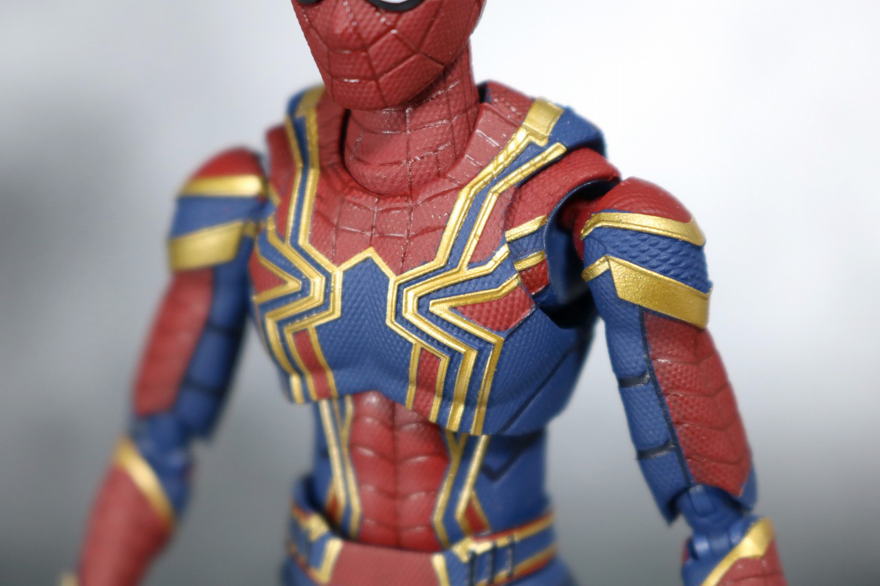 S.H.フィギュアーツ　アイアン　スパイダーマン　アベンジャーズ　インフィニティウォー　レビュー　全身