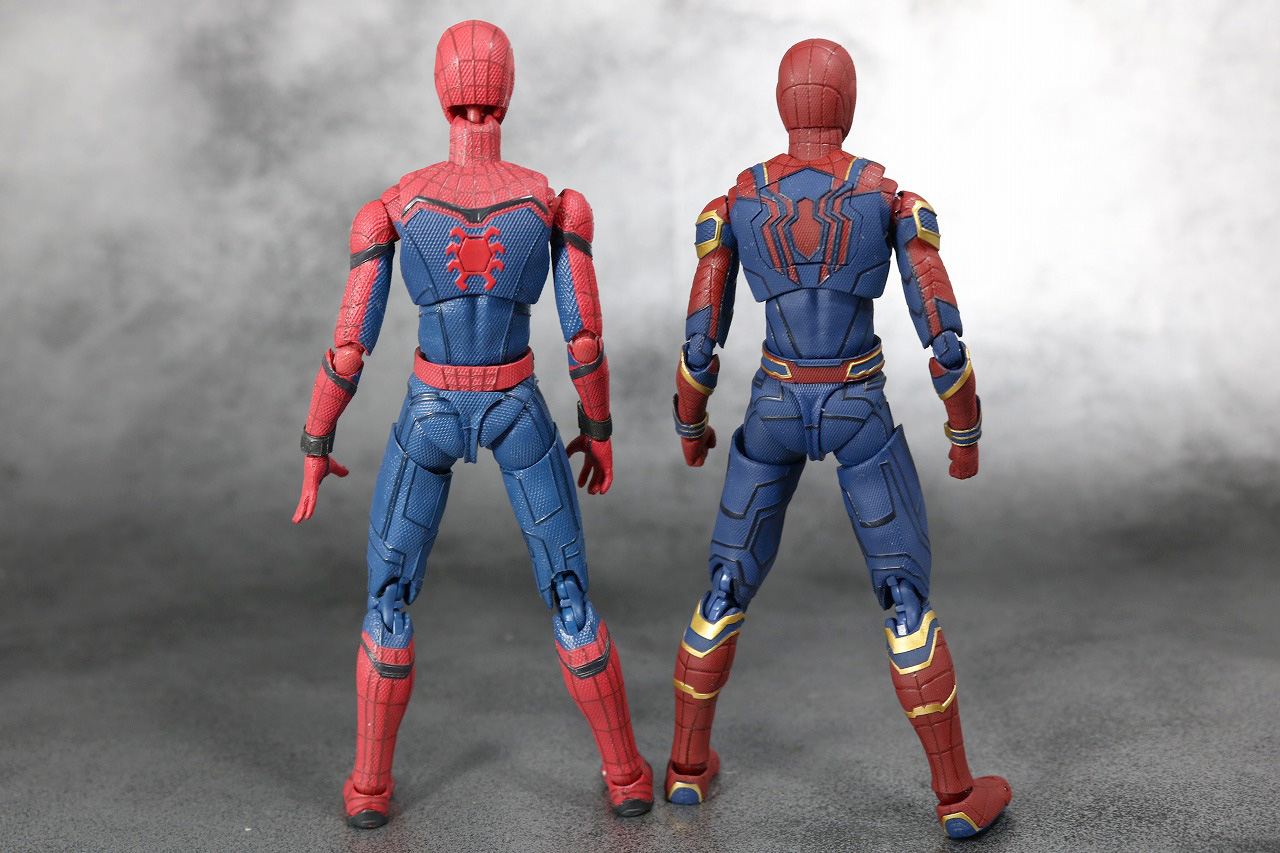 S.H.フィギュアーツ　アイアン　スパイダーマン　アベンジャーズ　インフィニティウォー　レビュー　全身