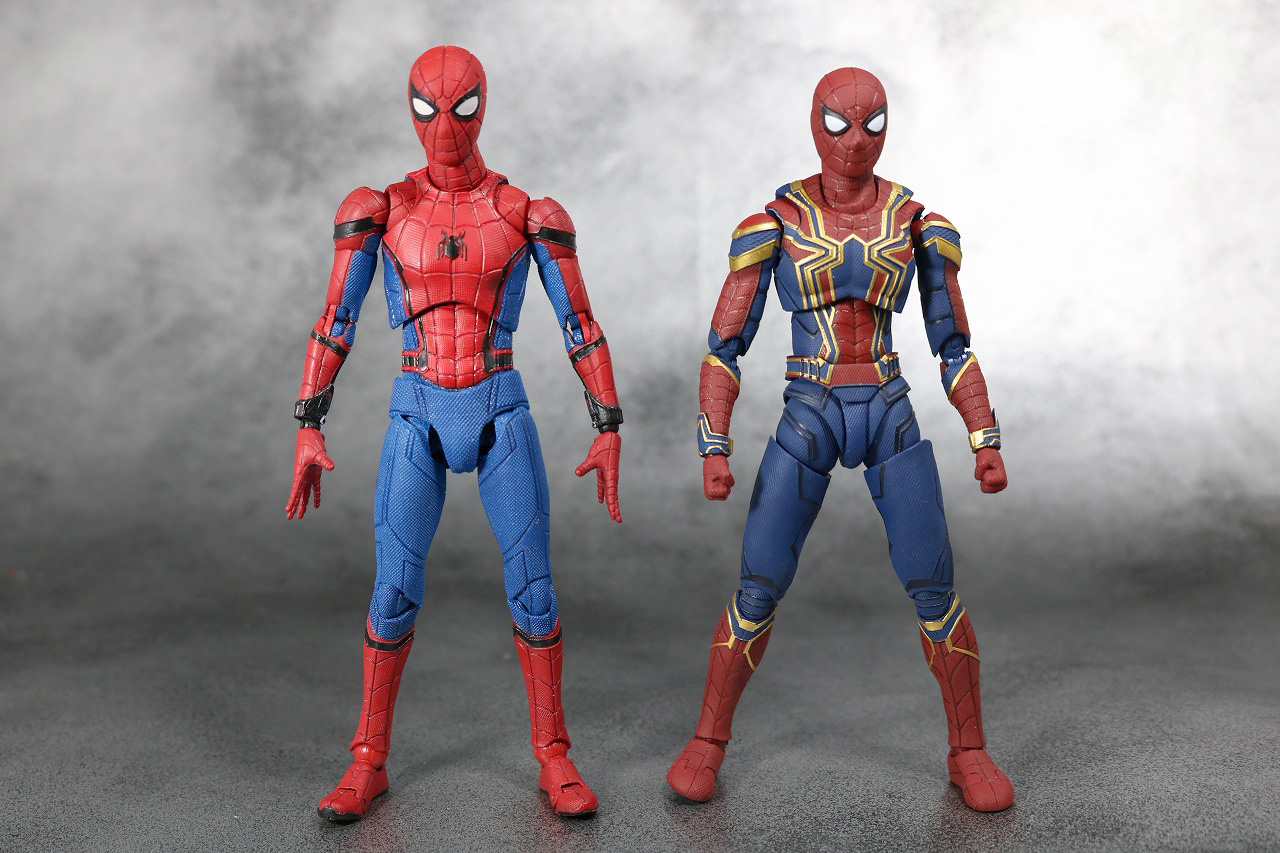 S.H.フィギュアーツ　アイアン　スパイダーマン　アベンジャーズ　インフィニティウォー　レビュー　全身