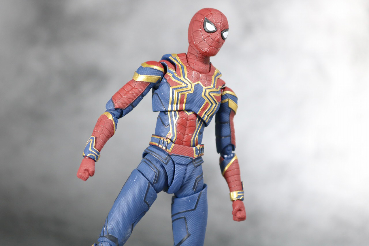 S.H.フィギュアーツ　アイアン　スパイダーマン　アベンジャーズ　インフィニティウォー　レビュー　アクション