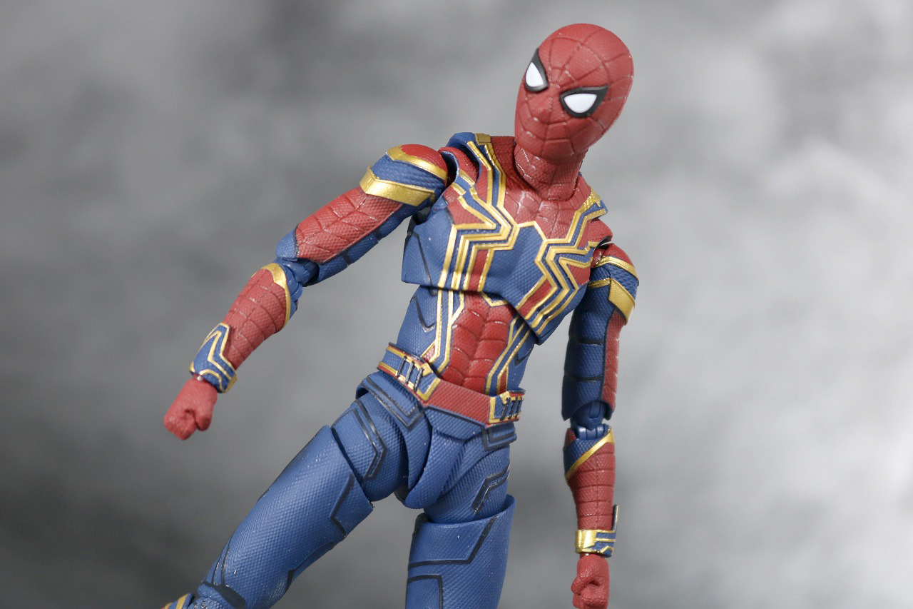 S.H.フィギュアーツ　アイアン　スパイダーマン　アベンジャーズ　インフィニティウォー　レビュー　アクション