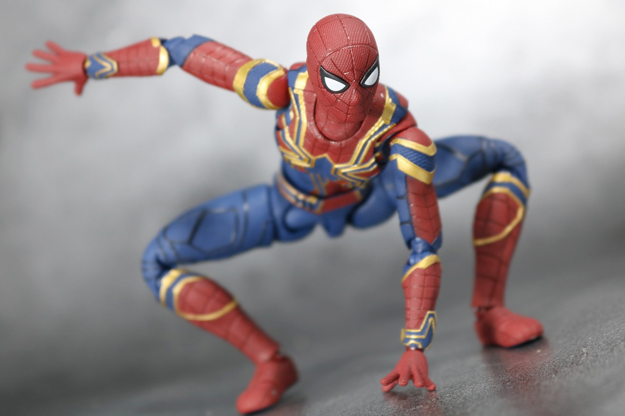 S.H.フィギュアーツ　アイアン　スパイダーマン　アベンジャーズ　インフィニティウォー　レビュー　アクション