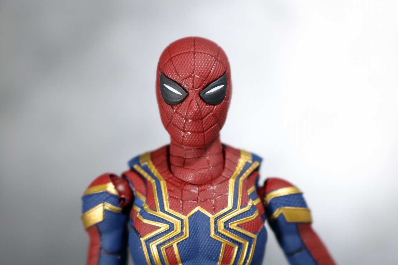 S.H.フィギュアーツ　アイアン　スパイダーマン　アベンジャーズ　インフィニティウォー　レビュー　付属品