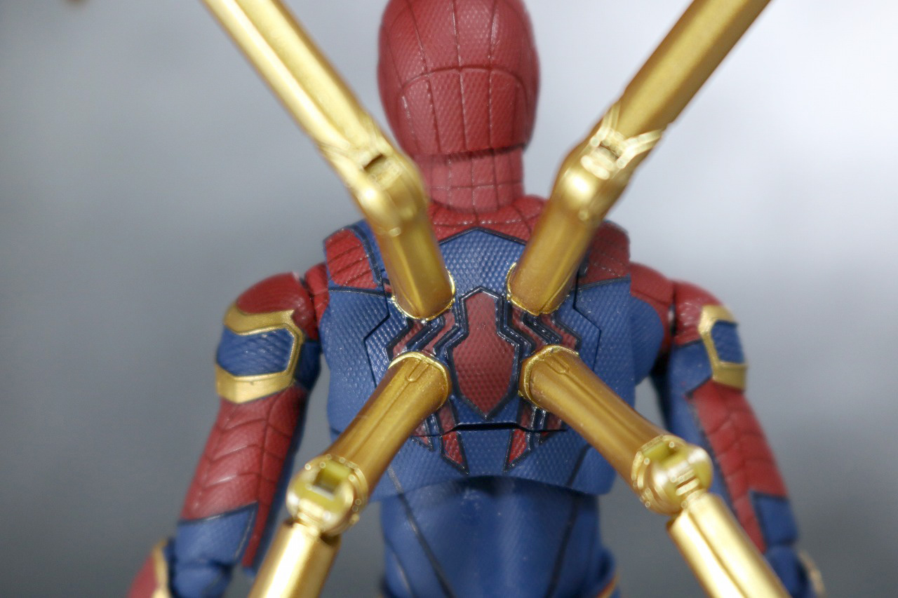 S.H.フィギュアーツ　アイアン　スパイダーマン　アベンジャーズ　インフィニティウォー　レビュー　付属品
