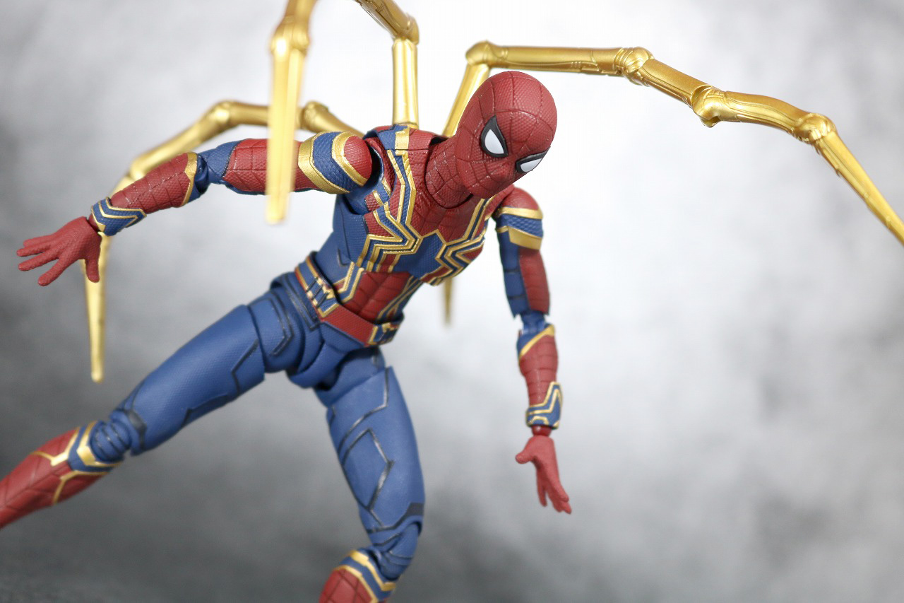 S.H.フィギュアーツ　アイアン　スパイダーマン　アベンジャーズ　インフィニティウォー　レビュー　アクション