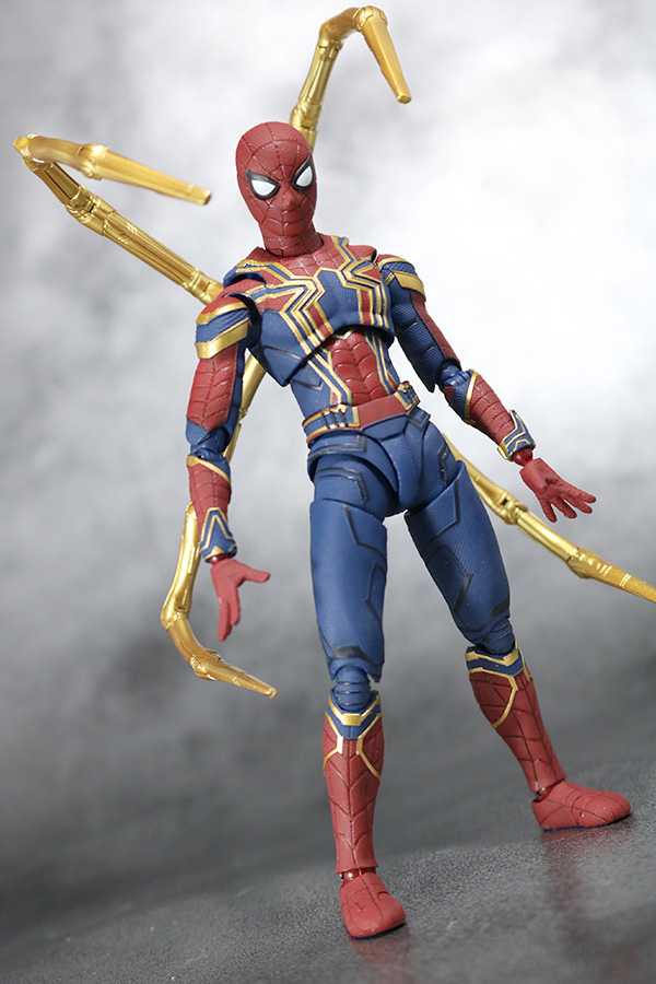 S.H.フィギュアーツ　アイアン　スパイダーマン　アベンジャーズ　インフィニティウォー　レビュー　アクション