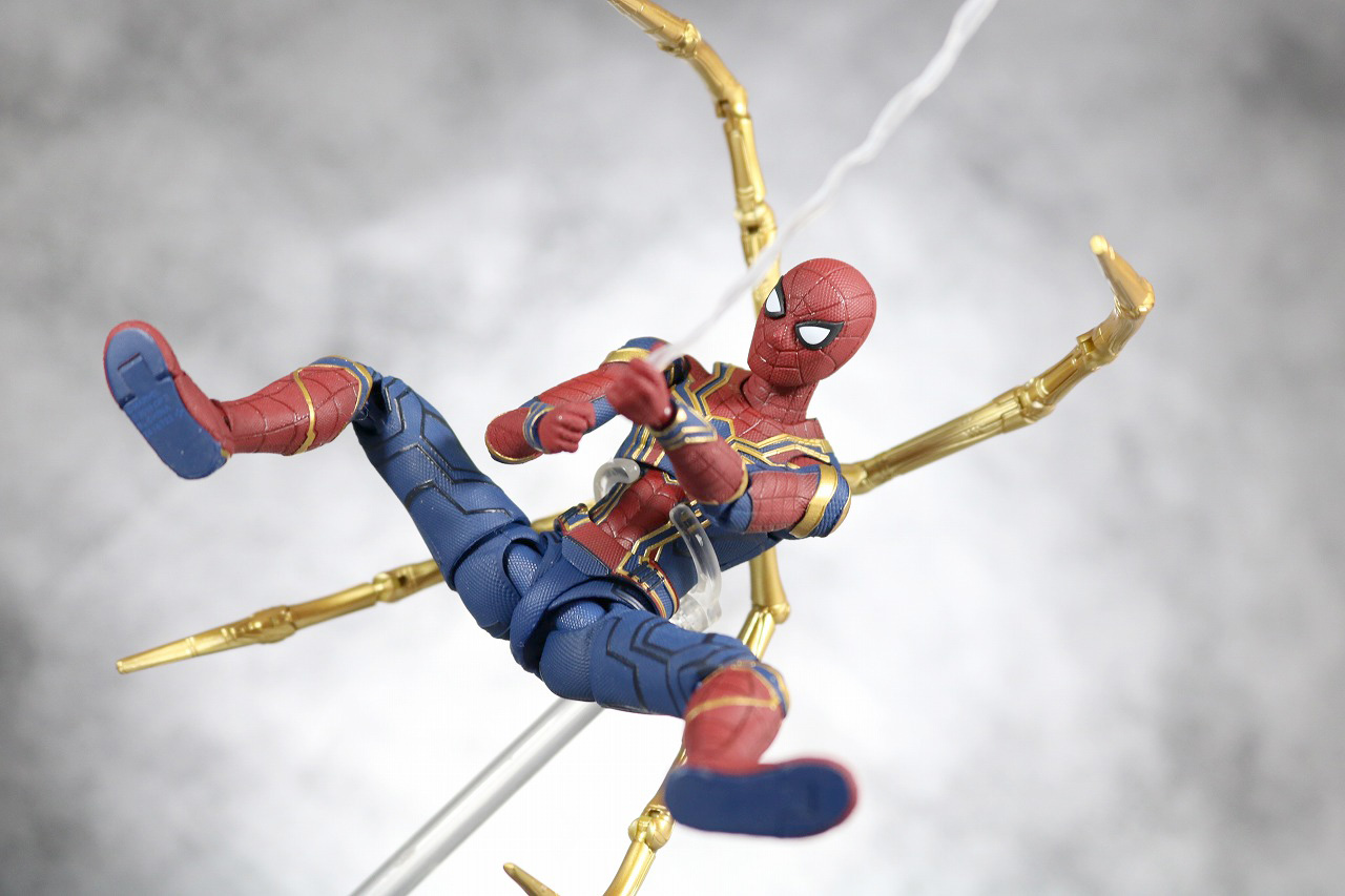 S.H.フィギュアーツ　アイアン　スパイダーマン　アベンジャーズ　インフィニティウォー　レビュー　アクション