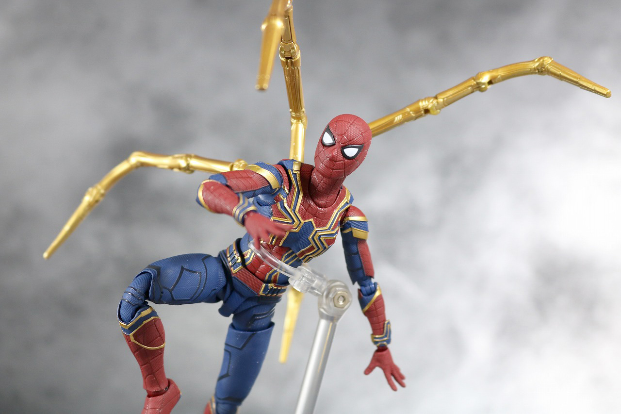 S.H.フィギュアーツ　アイアン　スパイダーマン　アベンジャーズ　インフィニティウォー　レビュー　アクション