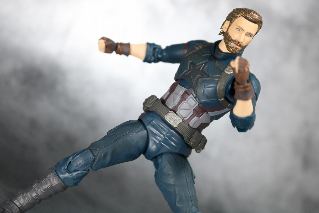 S.H.フィギュアーツ　キャプテンアメリカ　アベンジャーズ／インフィニティウォー　レビュー　アクション