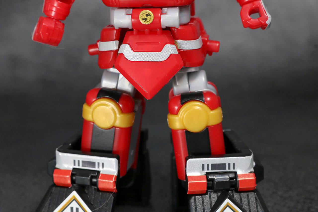 スーパーミニプラ　無敵将軍　レビュー　レッドサルダー　全身