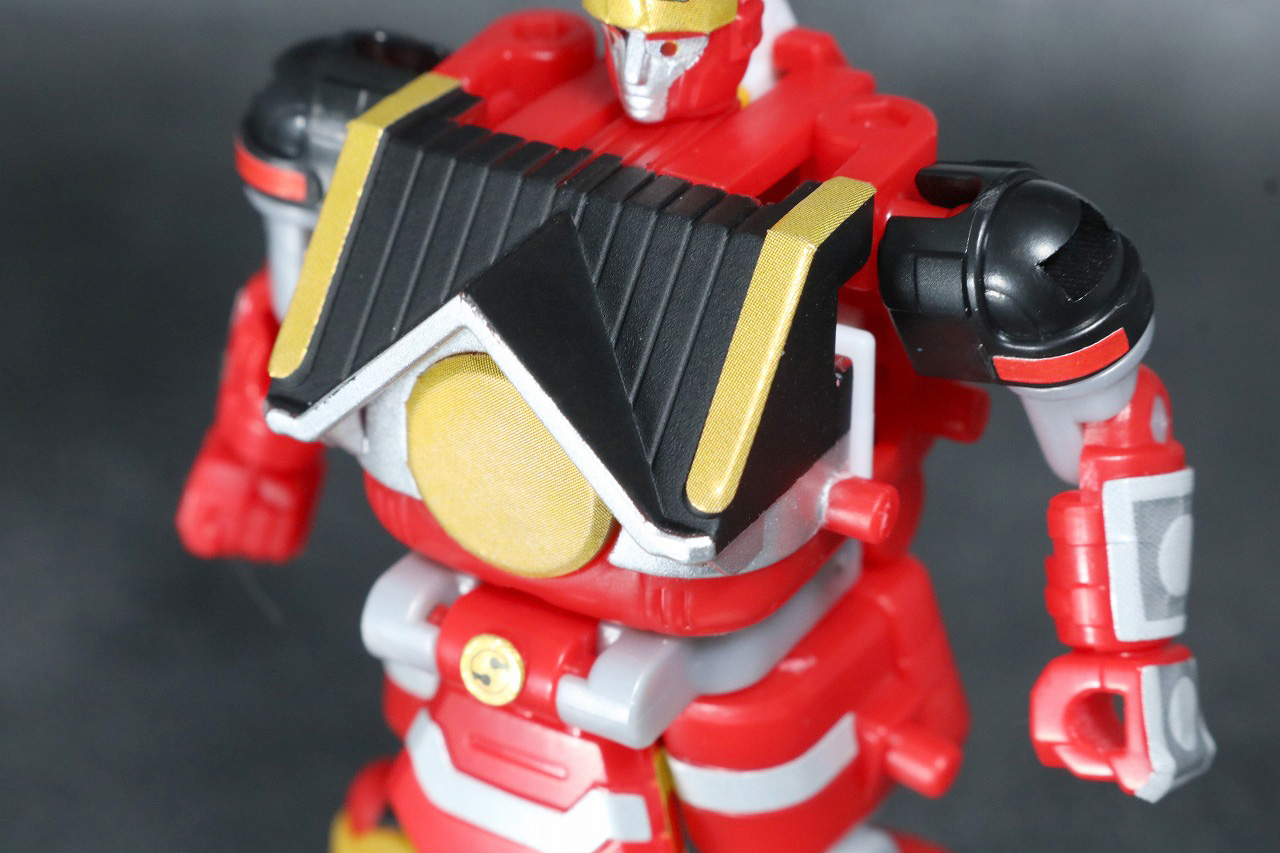 スーパーミニプラ　無敵将軍　レビュー　レッドサルダー　全身