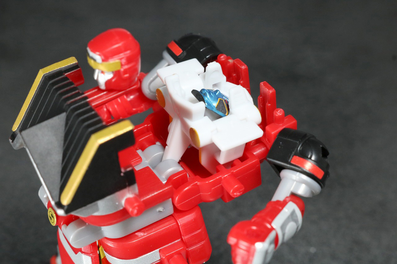 スーパーミニプラ　無敵将軍　レビュー　レッドサルダー　全身