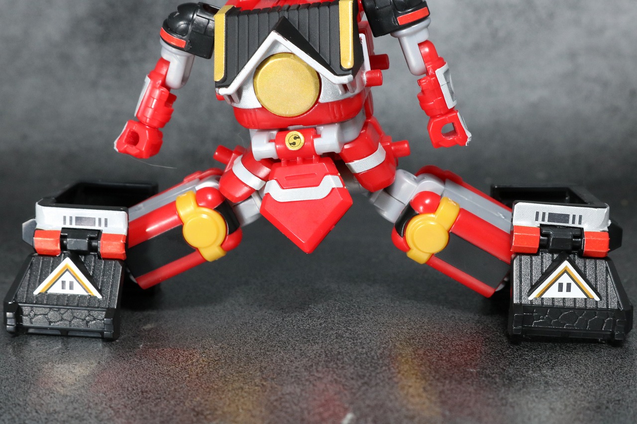 スーパーミニプラ　無敵将軍　レビュー　レッドサルダー　可動範囲