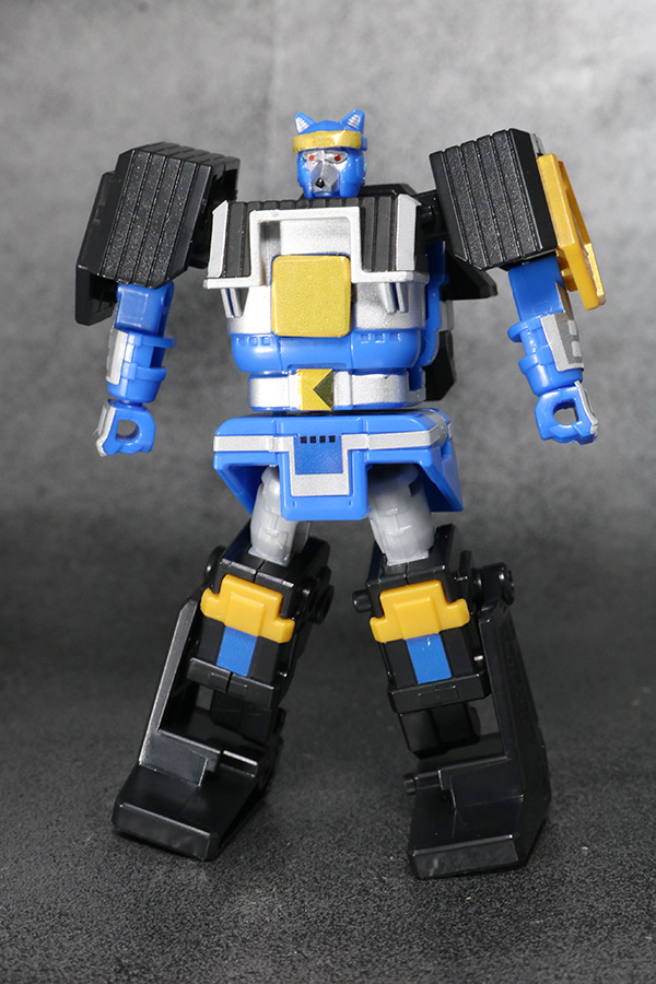 スーパーミニプラ　無敵将軍　レビュー　ブルーロウガン　全身