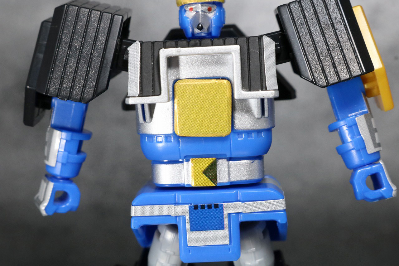 スーパーミニプラ　無敵将軍　レビュー　ブルーロウガン　全身