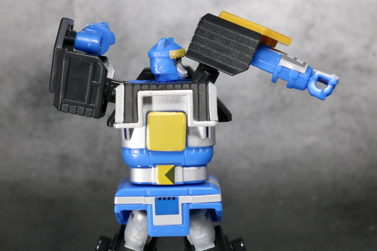 スーパーミニプラ　無敵将軍　レビュー　ブルーロウガン　可動範囲