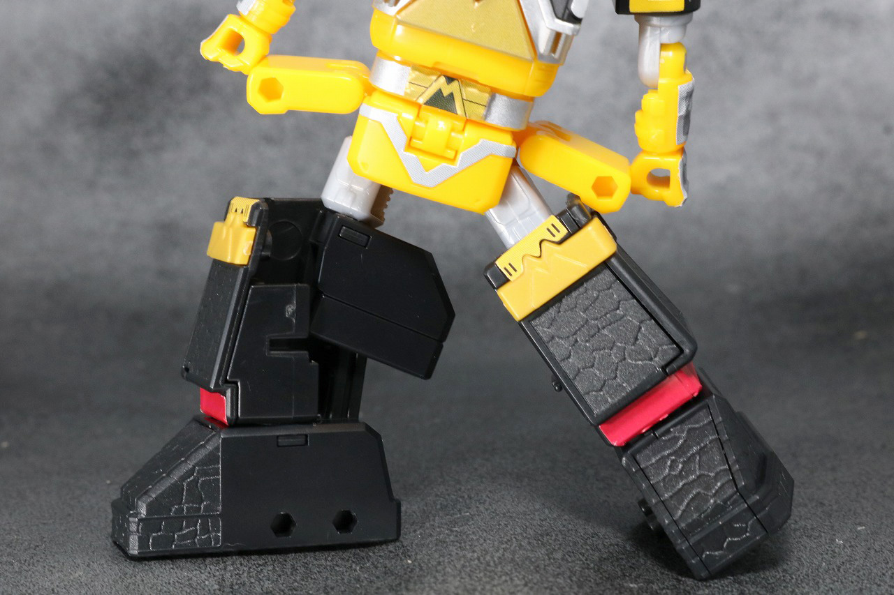 スーパーミニプラ　無敵将軍　レビュー　イエロークマード　可動範囲