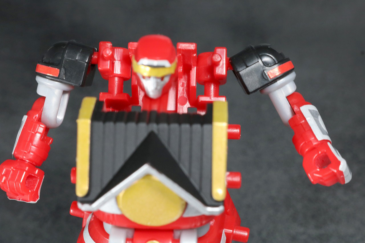 スーパーミニプラ　無敵将軍　レビュー　合体