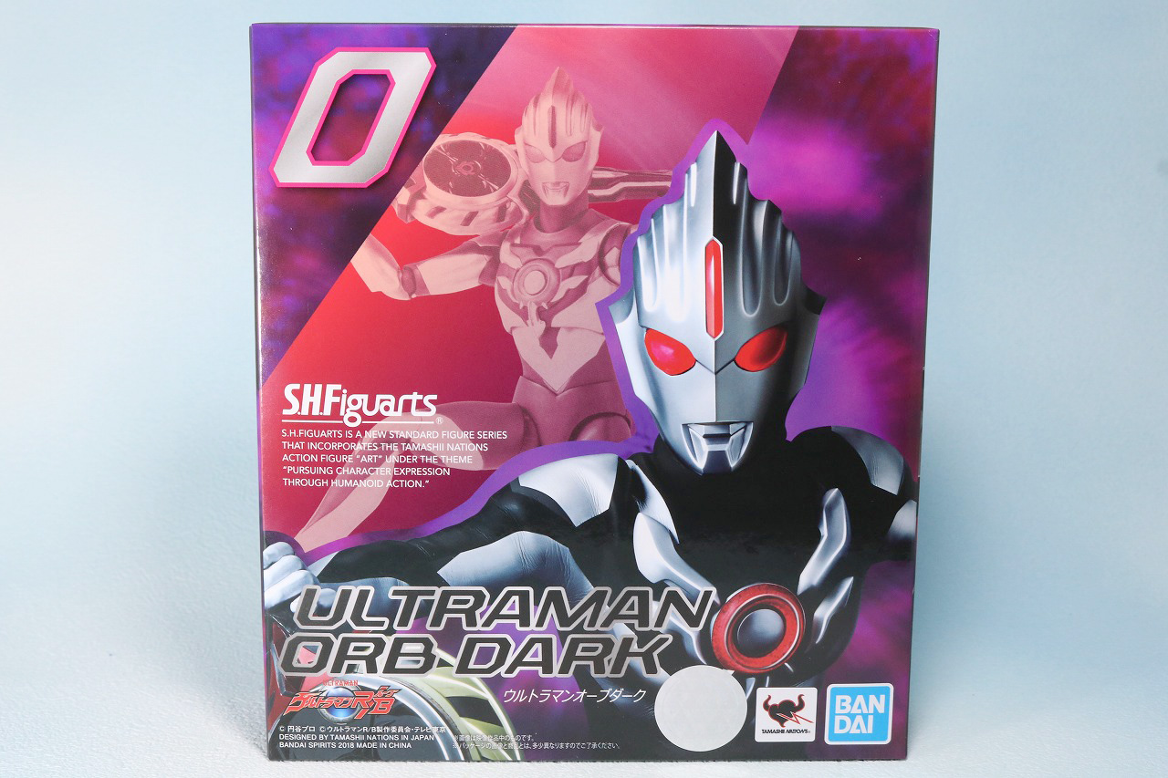 S.H.フィギュアーツ　ウルトラマンオーブダーク　ノワールブラックシュバルツ　レビュー　魂ネイション2018　パッケージ