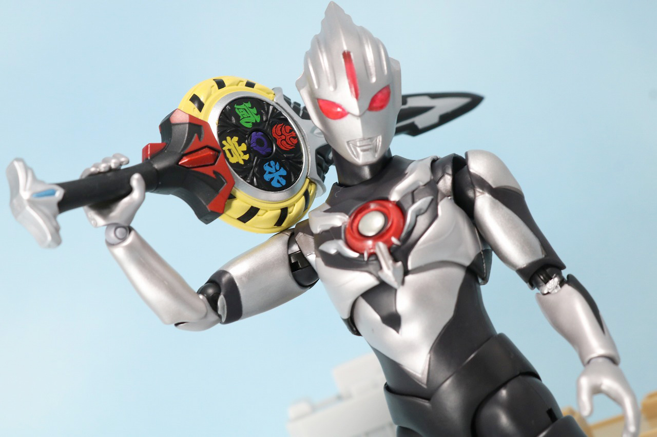 S.H.フィギュアーツ　ウルトラマンオーブダーク　ノワールブラックシュバルツ　レビュー　魂ネイション2018　アクション