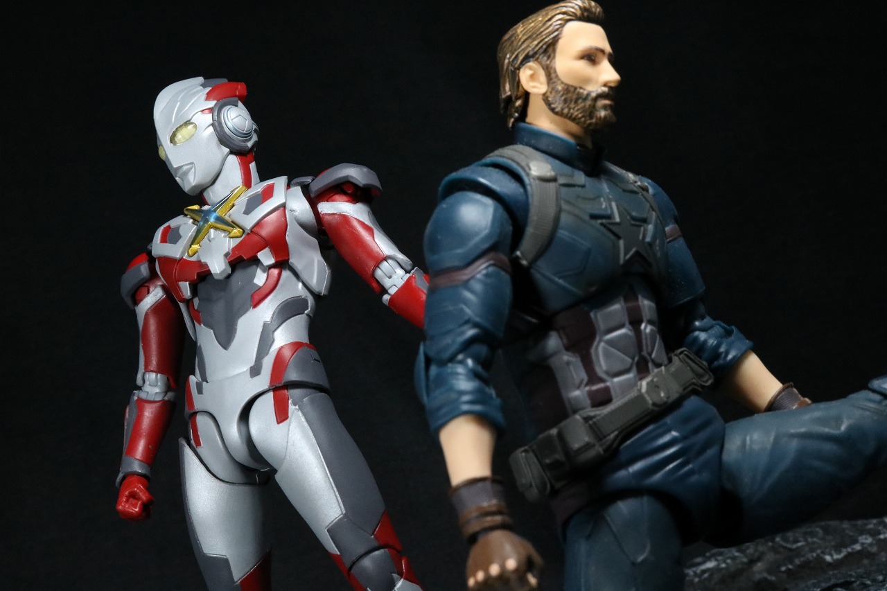S.H.フィギュアーツ　ウルトラマンX　エックス　レビュー　アクション　キャプテンアメリカ