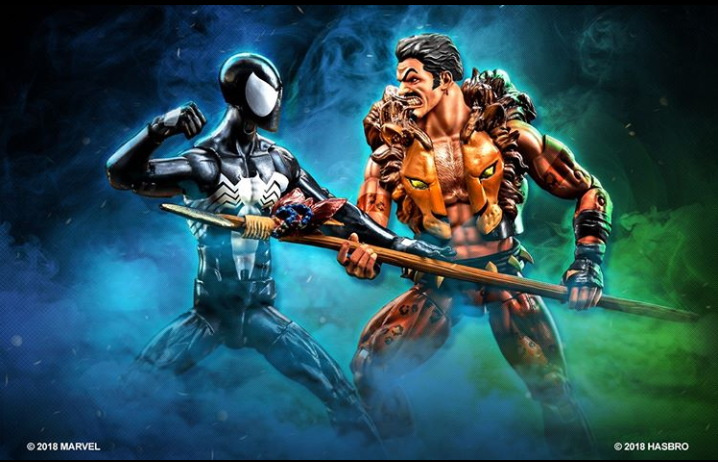 マーベルレジェンド　ブラックスパイダーマン＆クレイヴン・ザ・ハンター