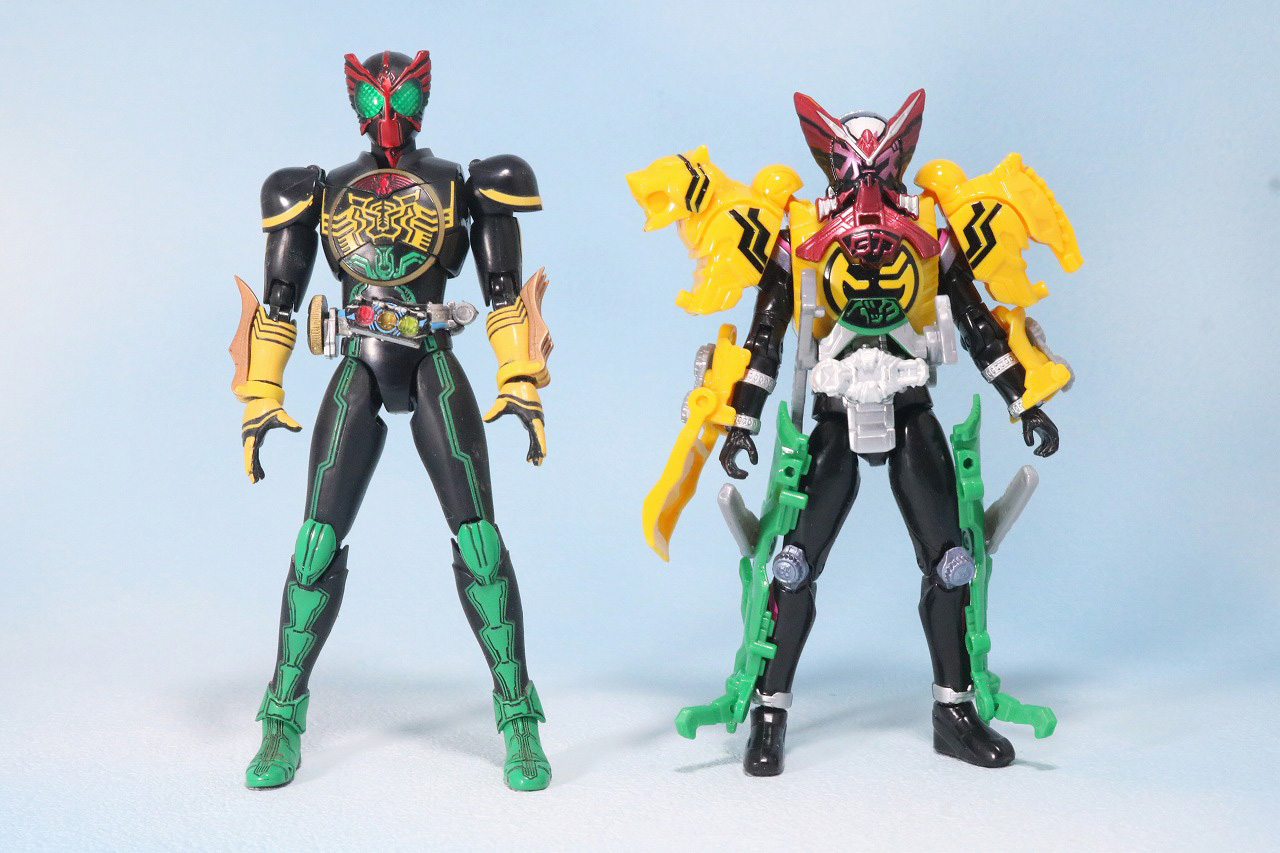RKF　RIDER KICK'S FIGURE　オーズアーマー　レビュー　仮面ライダージオウ　全身